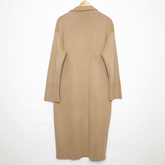 J Crew tan Longline Cardigan Coat - Picture 8 of 12